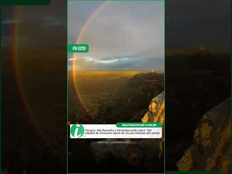 Reriutaba e São Benedito estão entre 100 cidades do #ceará em alerta de chuvas intensas. #youtube