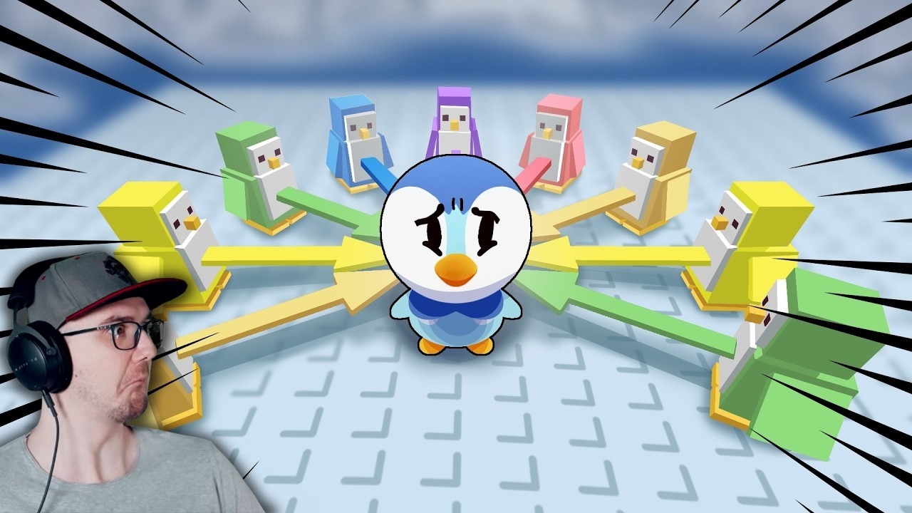 НОКАУТ ПИНГВИНОВ В РОБЛОКСЕ... ► leafxup Roblox | Реакция