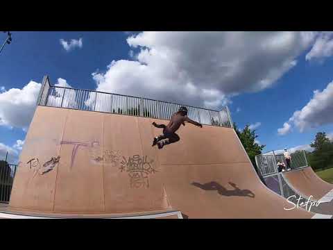 PRO RIDER ROLLER - DIAKO DIABY - DRAVEIL - Cinewhoop Naked ACTION FOLLOW ME - Drone FPV - Stefpv 92