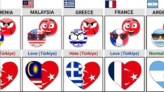 Who Do Turkey Love or Hate [Countryballs] | Times Universe