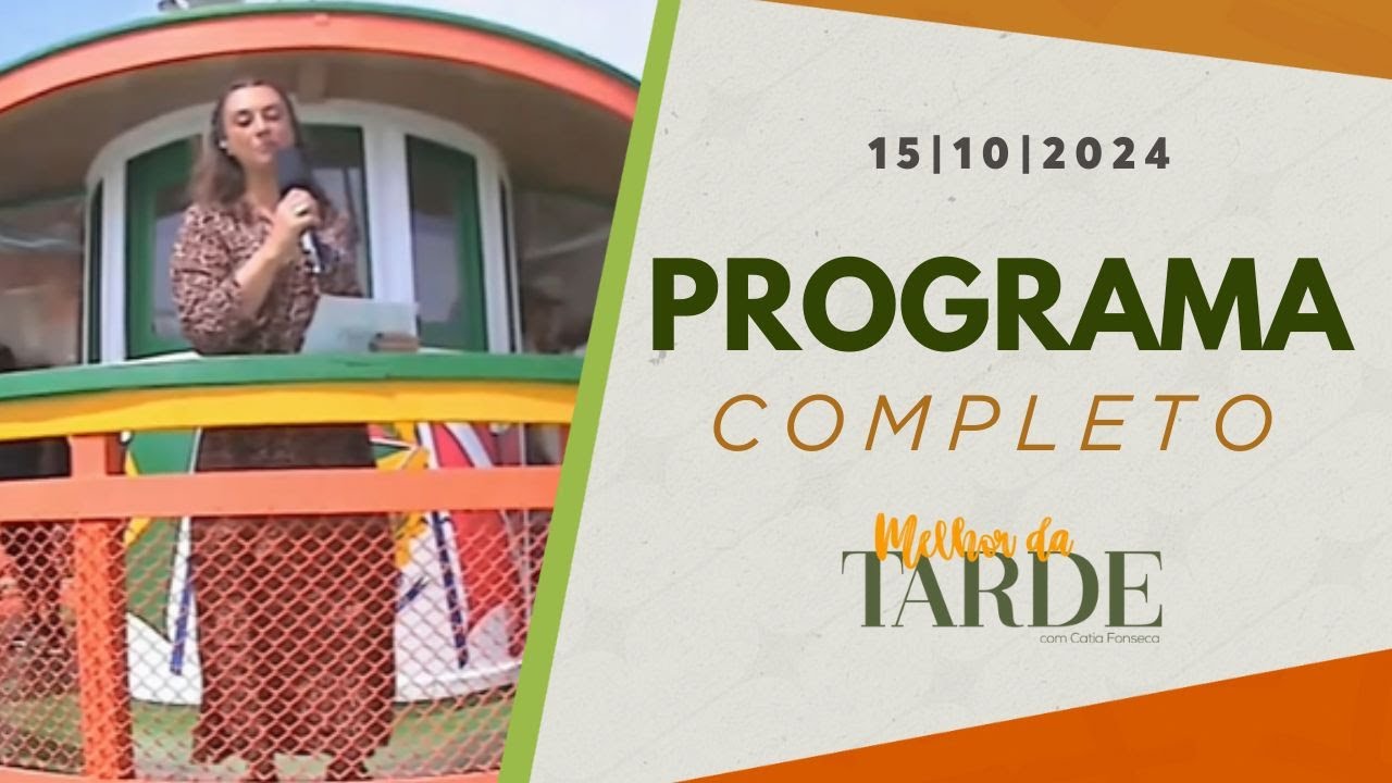 [AO VIVO] MELHOR DA TARDE COM CATIA FONSECA - 15/10/2024 - MELHOR DA TARDE
