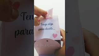 Cajita invitación para Madrina/padrino ❤️❤️❤️