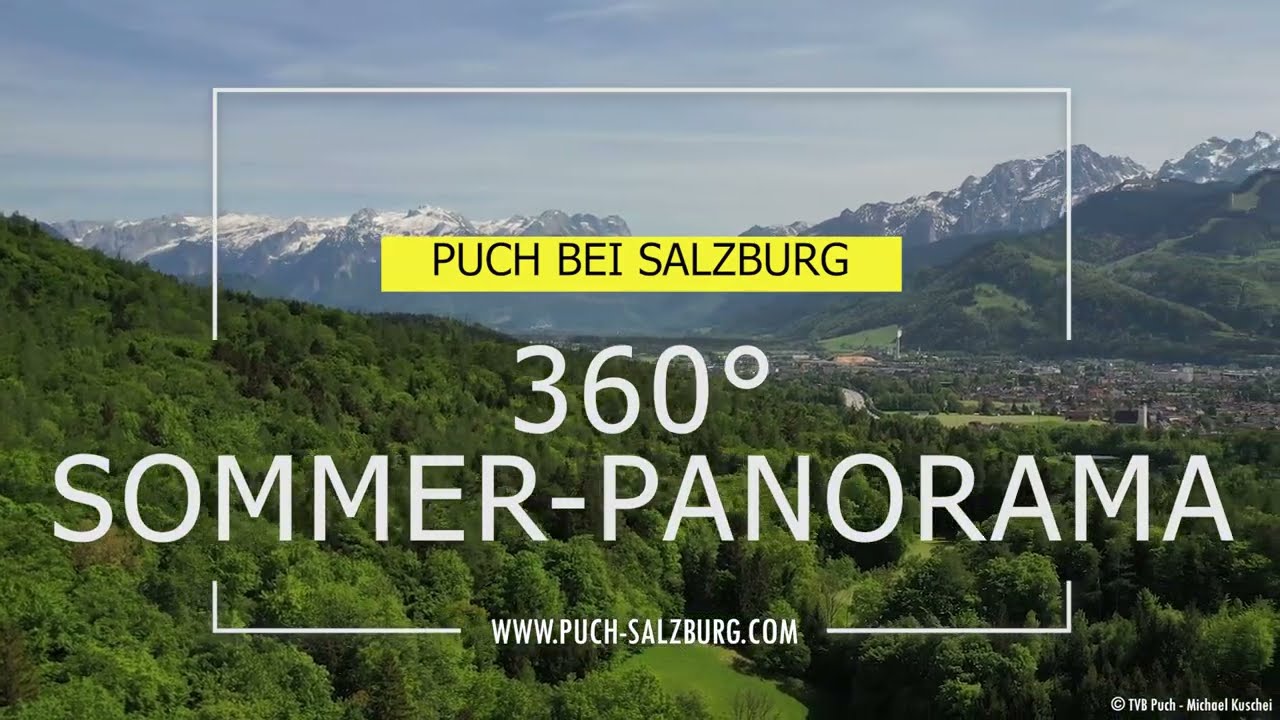 Puch bei Salzburg: 360° Sommer-Panorama