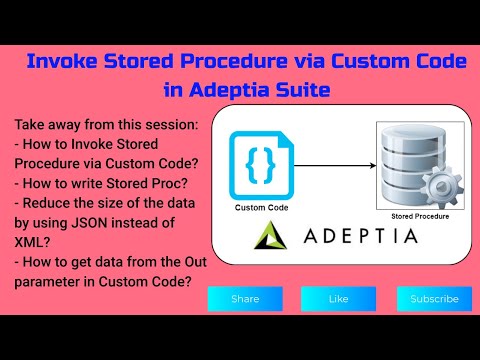 Session 16: Invoke Database Stored Procedure via Custom Code in Adeptia Suite