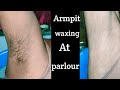 Armpit Waxing At Parlour Underarm Waxing Armpit Hair Removal Wax