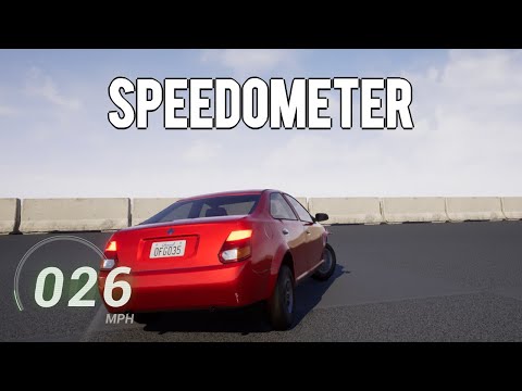 Destructible Vehicle Tutorial 6 - Speedometer UI