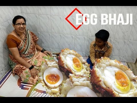 Egg Bhaji | Andya chi Bhaji - Anda Bhaji - अंडा भजी | Egg Recipe Video