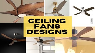 Modern Ceiling Fans Ideas @Home | #home #homedecor #fans #modern
