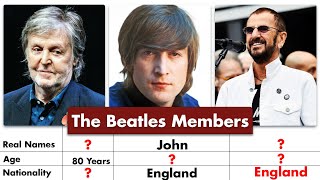 The Beatles Members Real Names And Ages