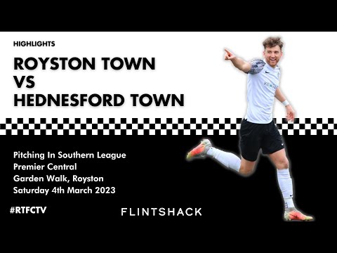 BATEMAN BACK WITH A BRACE - ROYSTON TOWN vs HEDNESFORD TOWN - HIGHLIGHTS