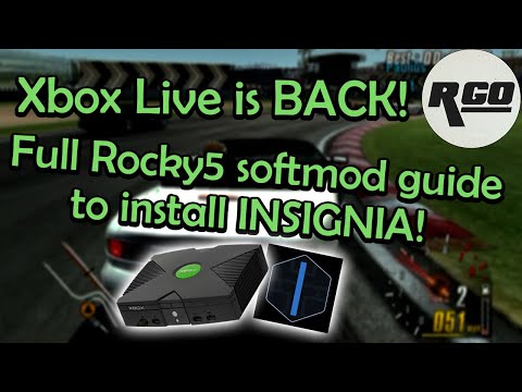 XBOX LIVE RETURNS! Softmod an Xbox with Rocky5 for Insignia  – a Full Guide!