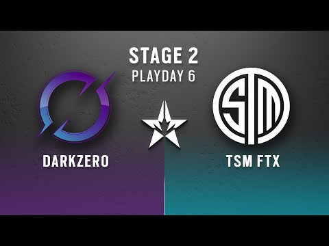 DarkZero vs TSM FTX // North American League 2022 - Stage 2 - Playday #6