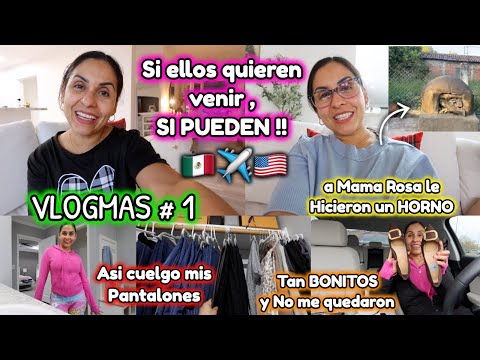 VLOGMAS 1🎄Que NO haya DRAMA🤷🏻‍♀️😅 Si quieren SI PUEDEN VENIR😎✈️ Mama Rosa Me enseña su HORNO🔥🍕