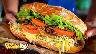 Just $1! Baguette Sandwich in Laos