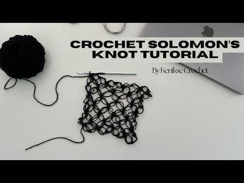 Crochet Solomon's Knot I Lovers Knot tutorial