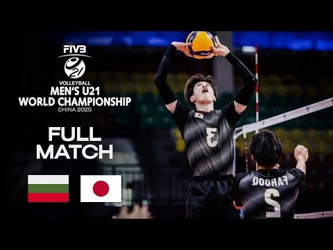 Bulgaria vs. Japan - Pool C | Men's U21 World Champs 2025 - Full Match