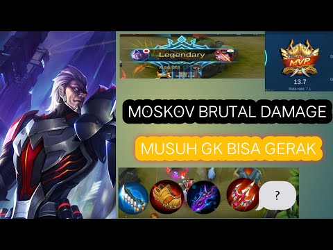 gameplay moskov build moskov tersakit 2020 | mobile legend bang bang