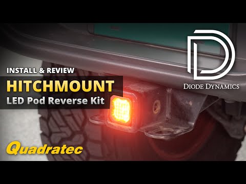 Diode Dynamics Hitch Mount LED Pod Reverse Light Kit Install & Review
