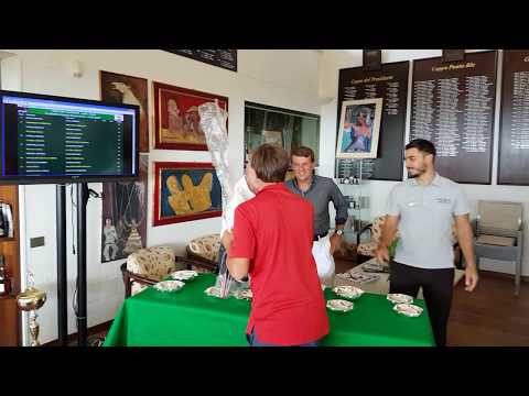Premiazione gara CIRCUITO NAZIONALE PRECISION GOLF GARA DI PUTTING GREEN - G.C.PUNTA ALA 24.08.2017