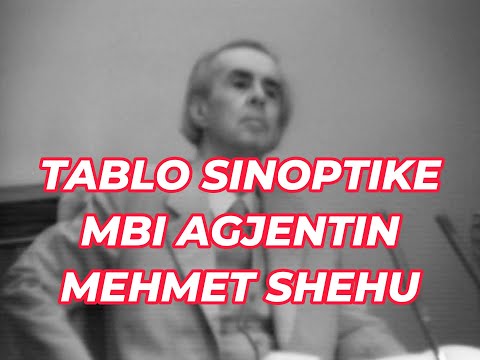 Tablo Sinoptike e Veprimtarisë Agjenturore të Armikut #mehmetshehu  E PLOTË #enverhoxha #historiani