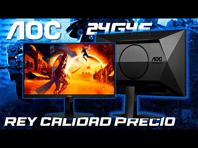 Vídeo relacionado con AOC 24G42E Gaming Monitor 24 Pulgadas 180Hz Panel Fast IPS, 1ms GtG, HDR10, G-Sync Compatible, (1920x1080 HDMI 1x 2.0 DP 1x 1.4) Negro
