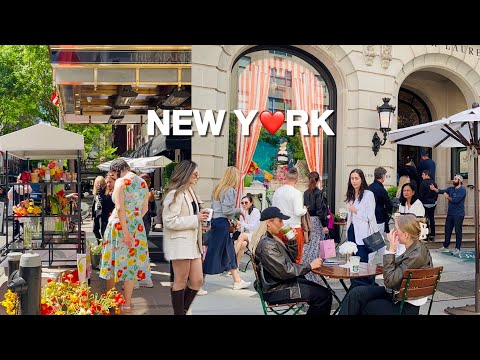 [4K]🇺🇸NYC Walk🗽Mother’s Day Weekend on Upper East Side🌷🌼Madison Ave & Central Park | May 2024