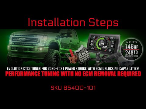 Installation of Evolution CTS3 2020-2021 Ford Power Stroke