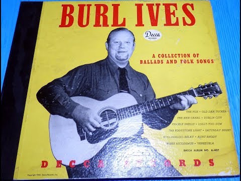 Burl Ives - A Collection Of Folk Songs And Ballads - Complete LP (1946).