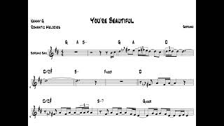 Kenny G - You&#39;re Beautiful James Blunt (Backing Track)