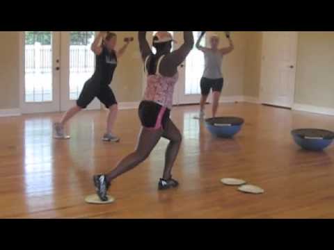 Key Fitch: TRAINING WITH BOSUS & PAPER PLATES?!?