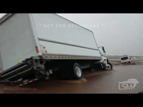 06-01-2023 Tahoka, TX - Flash Flooding - Cars Washed off Highway 87 - Water over Highway