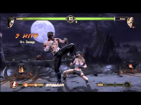 MK9 Online Sakr0n(Cage) vs Arzu(Sonya) 6/22/14
