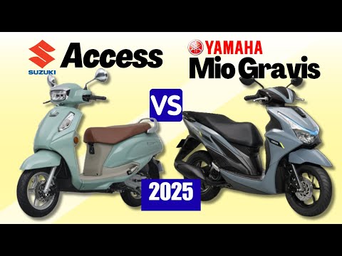 Suzuki Access Standard vs. Yamaha MIO Gravis | Nebeneinander-Vergleich | Spezifikationen & Preis ...