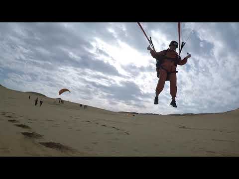 20191117pm鳥取砂丘パラグライダー体験