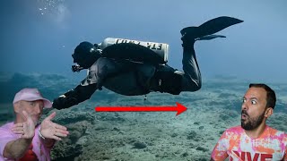Divers React to Flawless back kicking technique