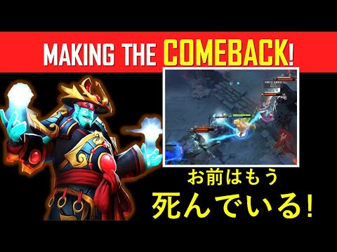 Storm Spirit vs Outworld Devourer - Making the COMEBACK! お前はもう死んでいる! [Dota 2]
