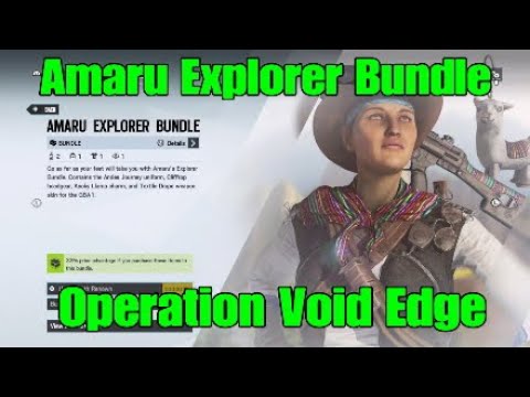 BRAND NEW Amaru Explorer Bundle - Rainbow Six Siege