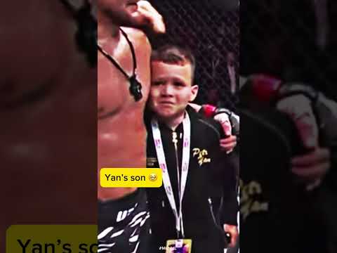 ⚔️Petr Yan’s son emotional after his dad win🥹 #ufc #mma