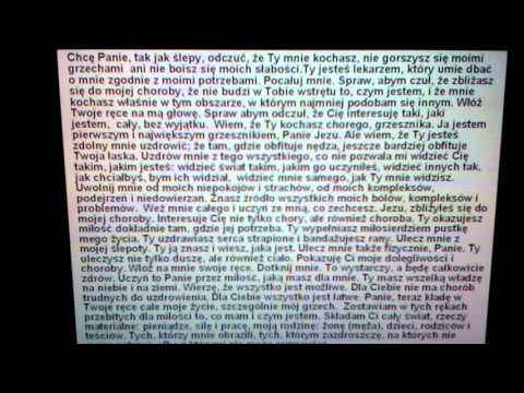 Modlitwa o uzdrowienie duszy i ciała