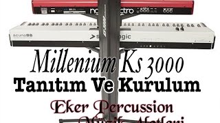 Video thumbnail for Millenium KS-3000 B KLAVYE ORG STANDI KURULUM VE TANITIM by Eker Percussion Müzik Aletleri Ve E Ticaret