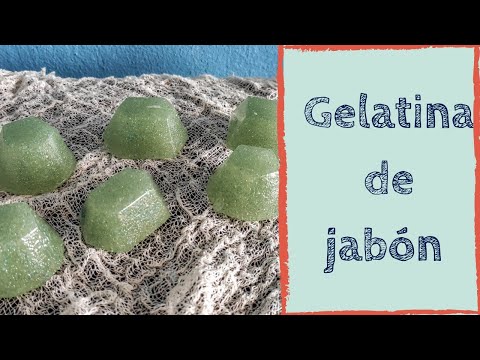🛀GELATINA DE JABÓN /JELLY SOAP.. A los niños les encantará 🛀