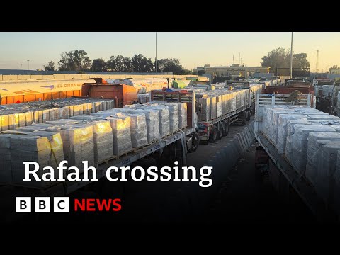 Video | Israel says Rafah crossing won't reopen for aid | BBC News