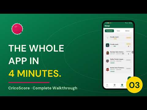 CricoScore: Score & Stream video thumbnail