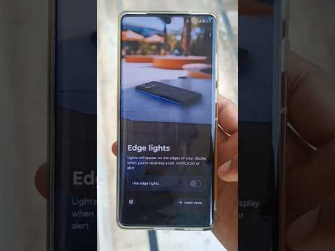 Moto Edge 50 Fusion Edge Light Setting Enable | How To On Edge Light In Moto Edge 50 Fusion