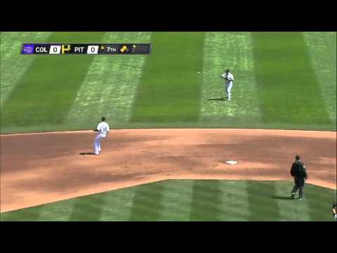 2012/04/25 Giambi's sacrifice fly