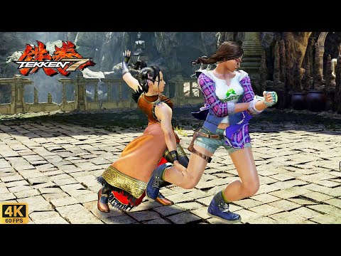 Tekken 7 | Xiaoyu 💥 Julia | CPU vs CPU AI vs AI
