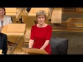 First Minister NICOLA STURGEON acceptance speech.