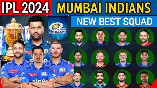 IPL 2024 || Mumbai Indians New Squad || MI Team Full Players List 2024 || MI Team 2024 Squad