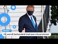 President Trump uit voorzorg opgenomen in het ziekenhuis