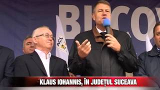 preview picture of video 'Klaus Iohannis, în judeţul Suceava'